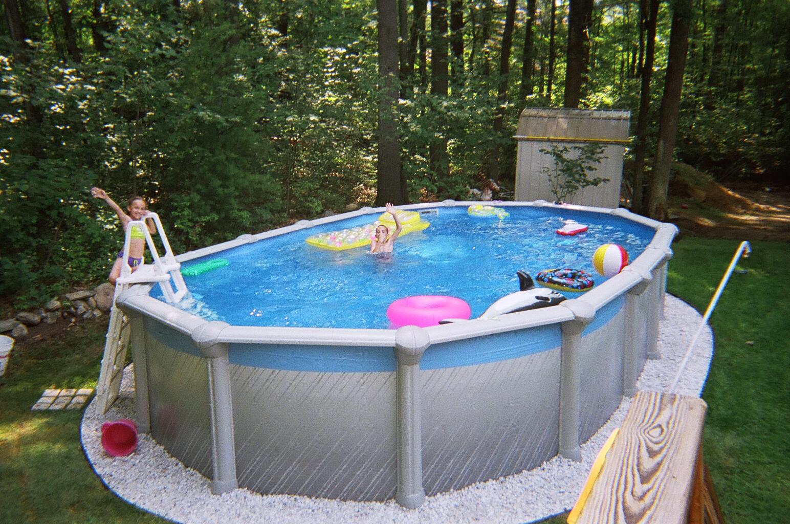Above Ground Swimming Pools Installation - Swimming pools ...