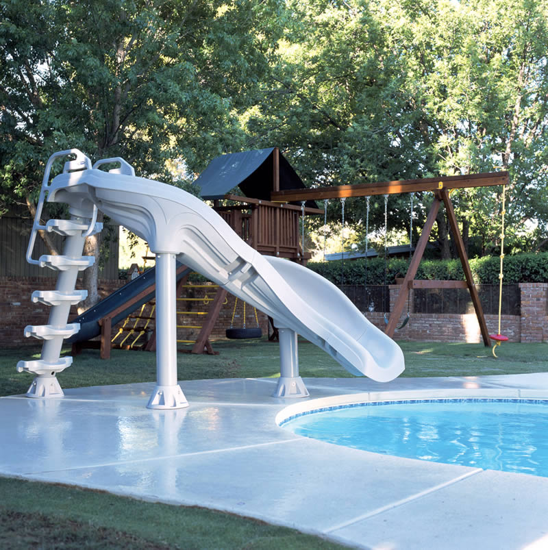 above ground pools with slides – Swimming pools photos